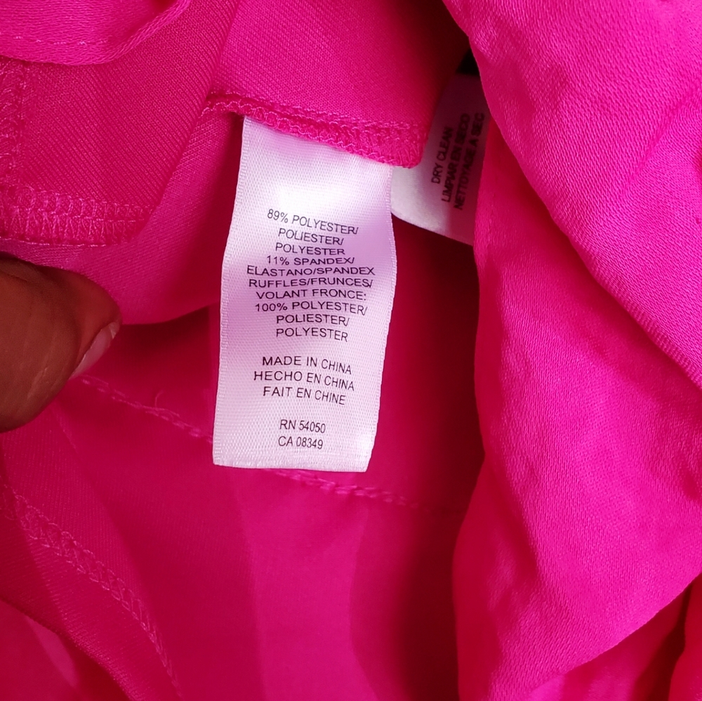 RACHEL RACHEL ROY PINK FRILLY‎ DRESS...SIZE 2 - Picture 9 of 10